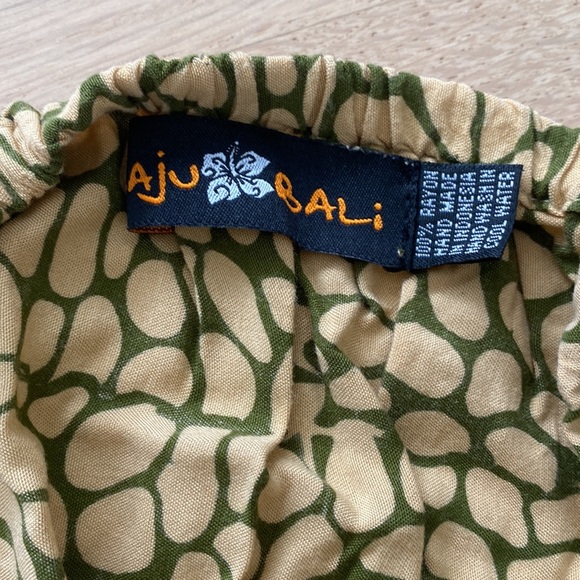 Baju Bali Yellow and Green Jumpsuit - Picture 4 of 4